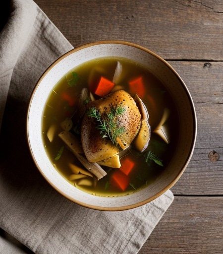 Roasted Chicken Soup recipe image