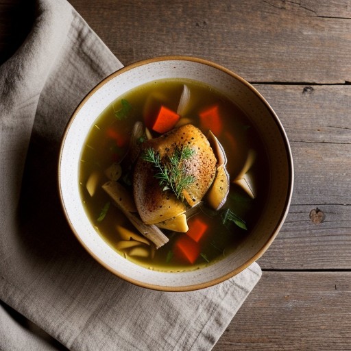 Roasted Chicken Soup recipe image