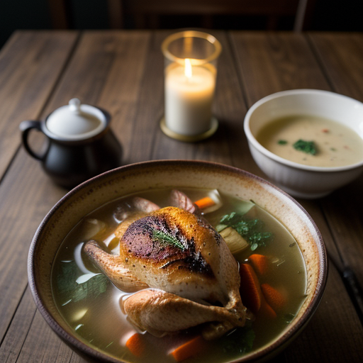 Roasted Chicken Soup recipe image