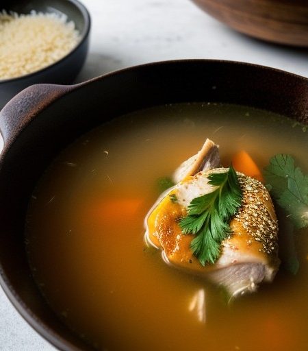 Roasted Chicken Soup recipe image