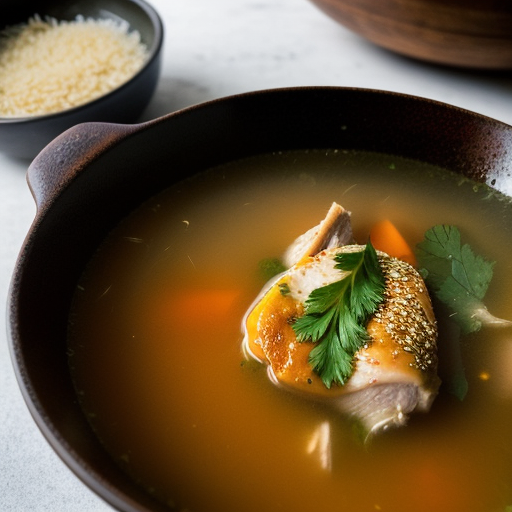 Roasted Chicken Soup recipe image