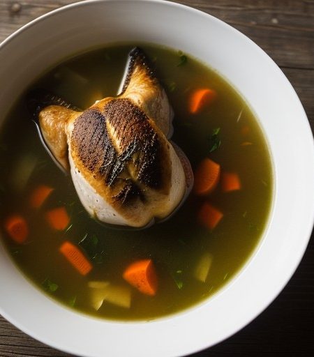 Roasted Chicken Soup recipe image