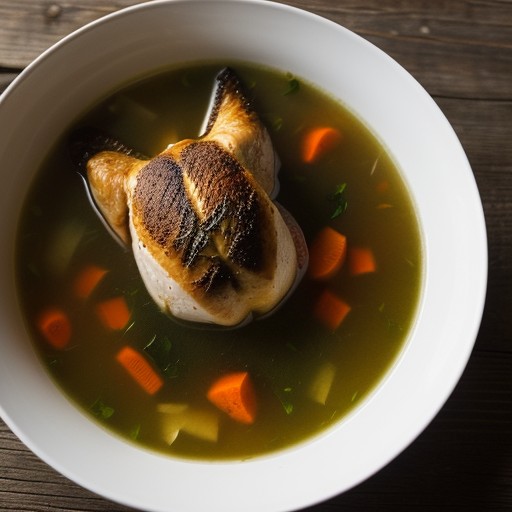 Roasted Chicken Soup recipe image