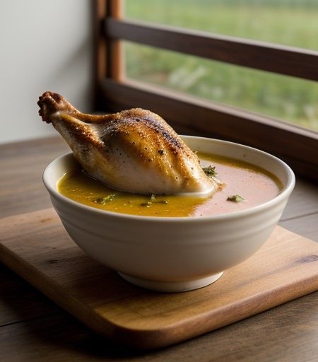 Roasted Chicken Soup recipe image