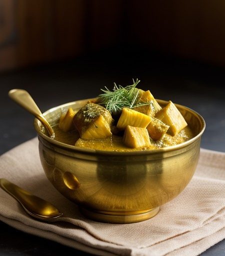 Roasted Chicken With Pineapple Curry Sauce recipe image