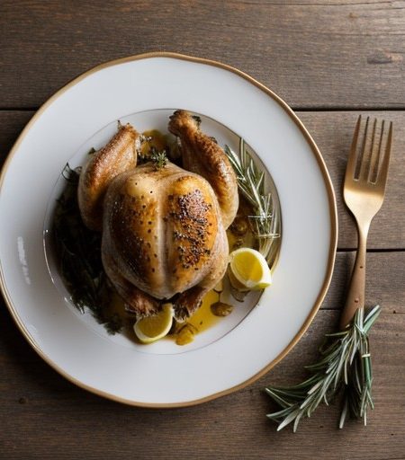 Roasted Chicken With Rosemary recipe image