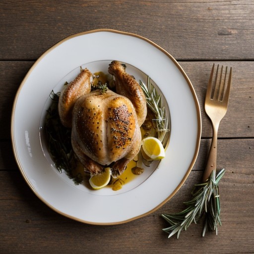 Roasted Chicken With Rosemary recipe image