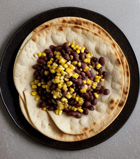 Roasted Corn and Bean Salsa With Pita Crisps (4 PTS recipe image