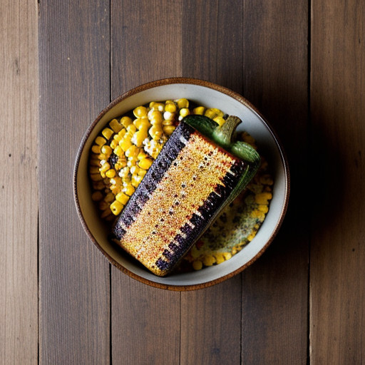 Roasted Corn and Poblano Relish - Bon Appetit recipe image