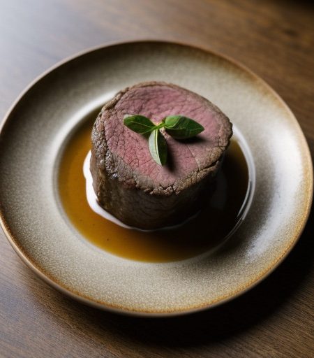 Roasted Fillet of Beef Stuffed With Duck Rillette recipe image
