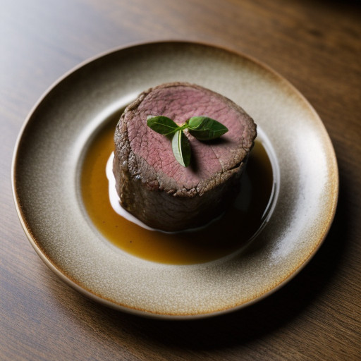 Roasted Fillet of Beef Stuffed With Duck Rillette recipe image