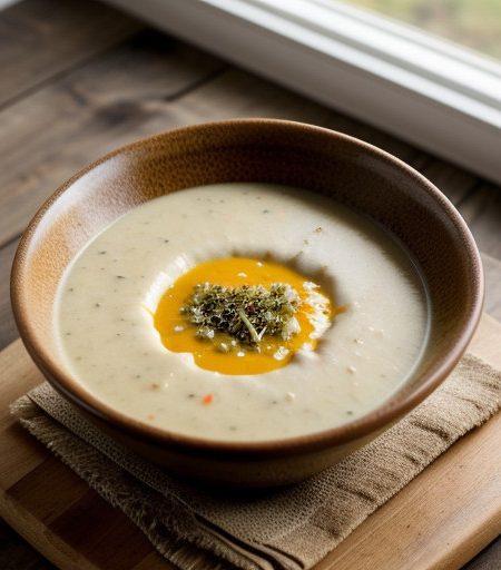 Roasted Garlic Potato Soup recipe image