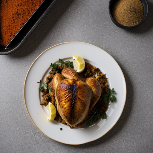 Roasted Moroccan Spiced Chicken recipe image