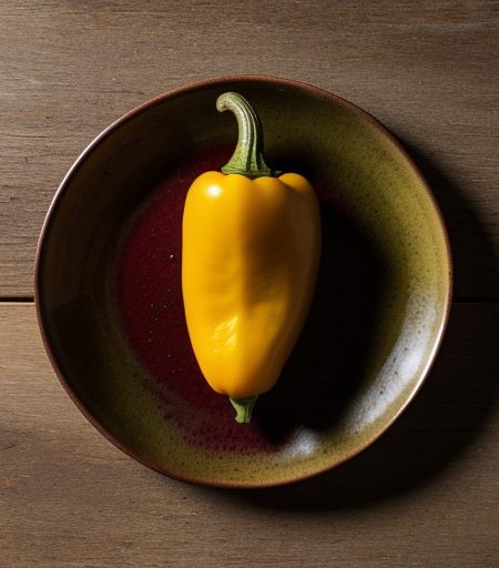 Roasted Peppers With Saffron and Basil (.5 PTS recipe image
