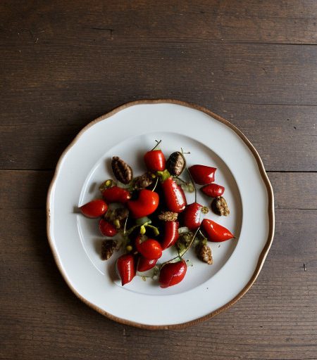 Roasted Peppers With Walnuts - House Beautiful recipe image