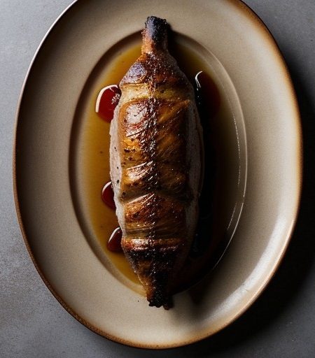 Roasted Pork With Apricots recipe image