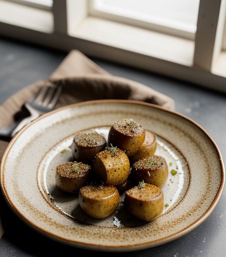 Roasted Potato-Chorizo Hors d'Oeuvres recipe image