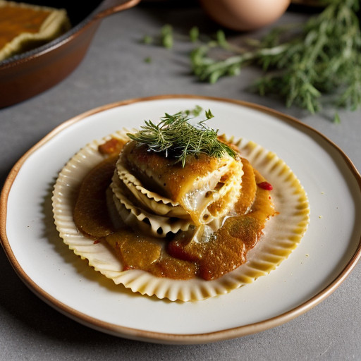Roasted-Red-Onion Ravioli recipe image
