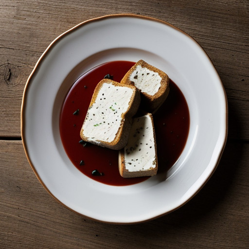 Roasted Red Pepper Cheese Toasts recipe image