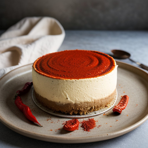Roasted Red Pepper Pesto Cheesecake recipe image