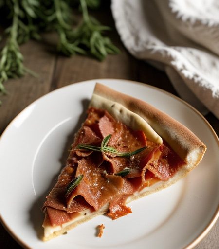 Roasted Red Pepper Pizza recipe image
