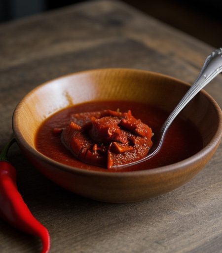 Roasted Red Pepper Wine Sauce recipe image