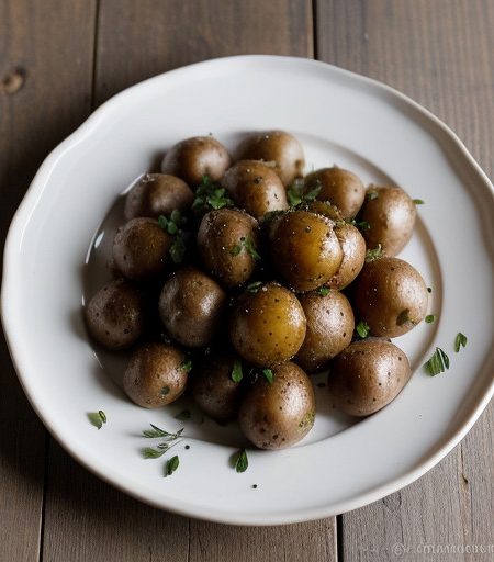 Roasted Red & White Potatoes With Garlic recipe image