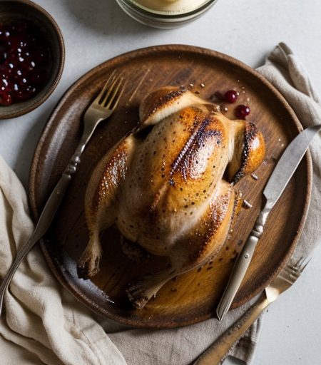 Roasted Sage-Rubbed Cornish Game Hens - Bon Appetit recipe image