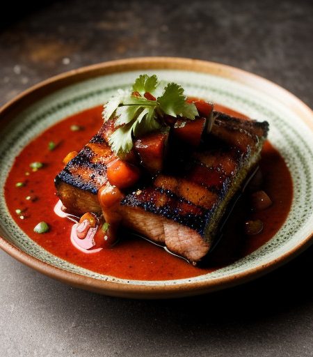 Roasted Salsa Spareribs recipe image