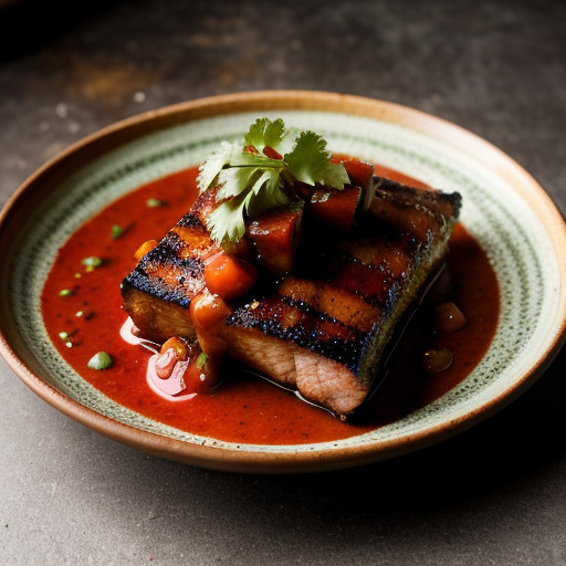 Roasted Salsa Spareribs recipe image
