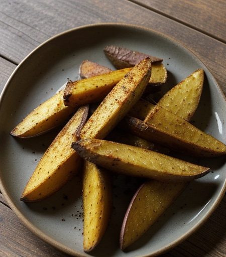 Roasted Spicy Potato Wedges recipe image