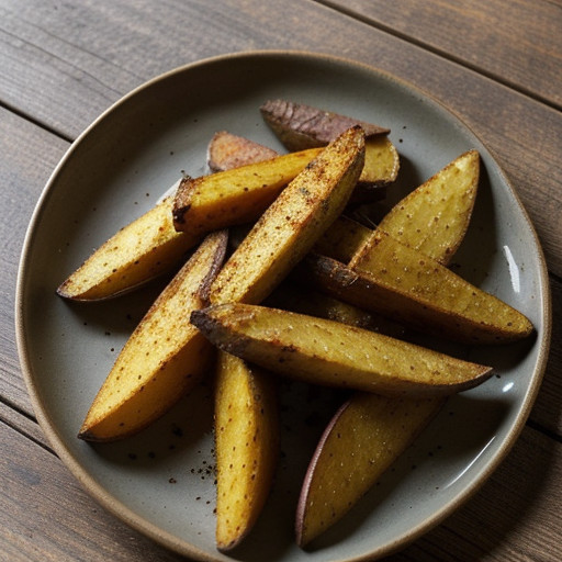 Roasted Spicy Potato Wedges recipe image