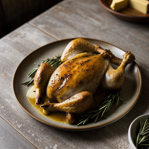 Roasted Tarragon Chicken With Spanish Sherry recipe image