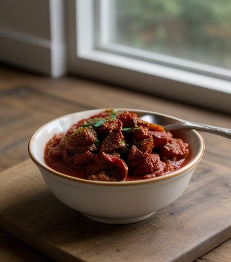 Roasted Tomato Sauce With Sun-Dried Tomatoes recipe image