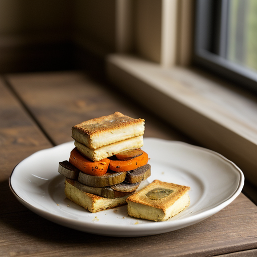 Roasted Vegetable Napoleons recipe image