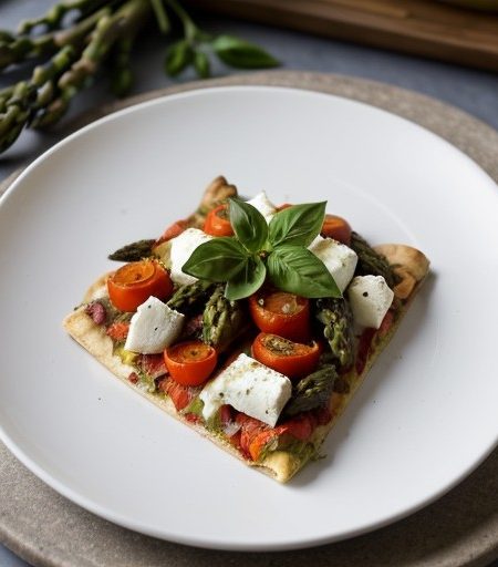 Roasted Vegetable Pizza recipe image