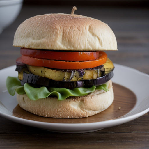 Roasted Vegetable Sandwich recipe image