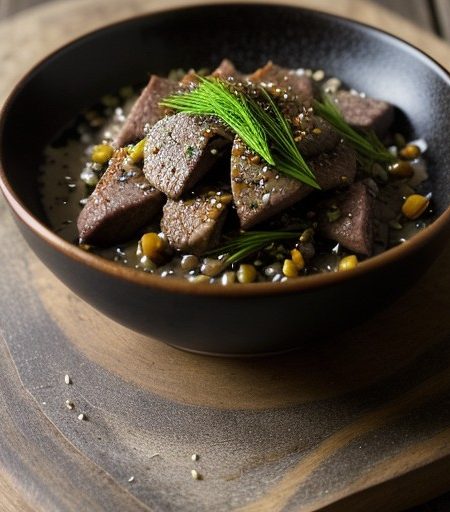 Roasted Venison With Habanero Sauce recipe image