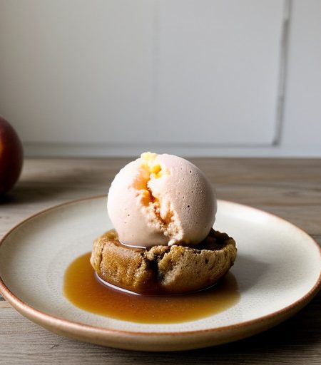Robb's Alabama Peach Ice Cream recipe image