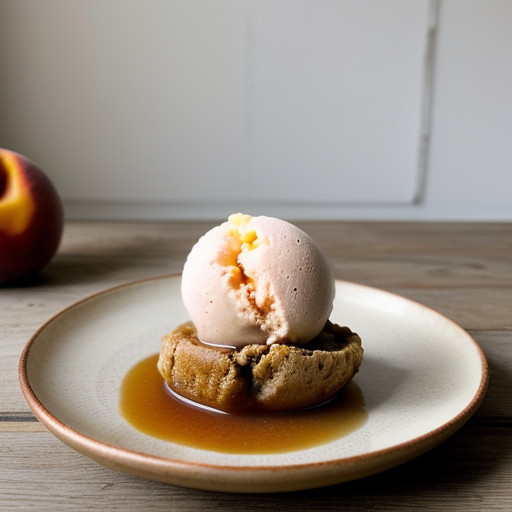 Robb's Alabama Peach Ice Cream recipe image