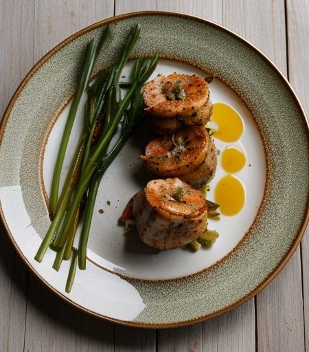 Rock Shrimp Stuffed Fillet recipe image