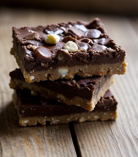 Rocky Road Carmel Corn Bars recipe image