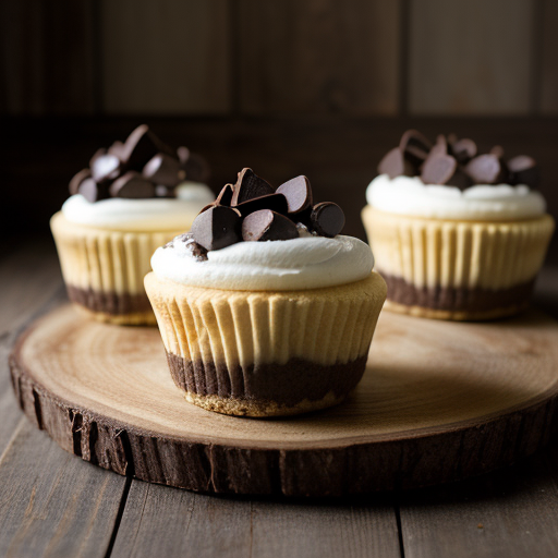 Rocky-Road Cheesecake Cups recipe image