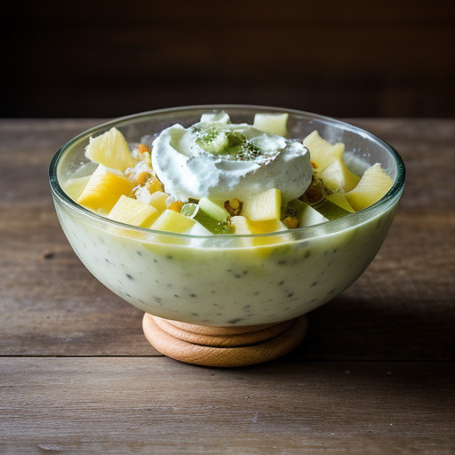 Rohkostsalat (Cabbage Fruit Salad With Sour-Cream Dressing recipe image