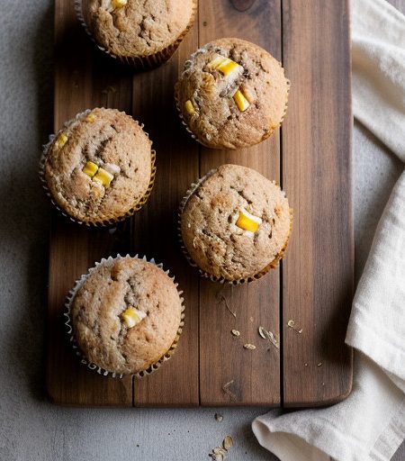 Rolled Oats Muffins recipe image