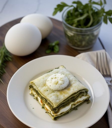 Rolled Pesto Lasagne recipe image