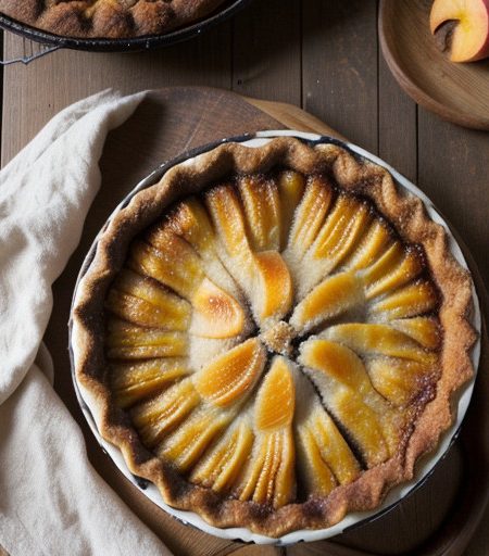 Roly-Poly Peach Cobbler recipe image