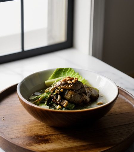 Romaine Lettuce With Oyster Sauce recipe image