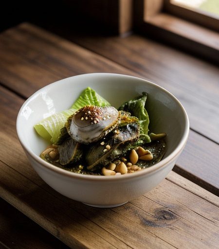 Romaine Lettuce With Oyster Sauce recipe image
