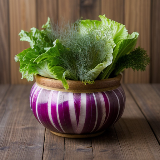 Romaine, Red Onion, and Fennel Salad With Tart Lime Dress recipe image